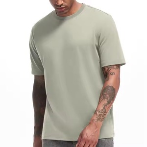 Camisetas de Algodón de Verano para Hombre 2025 de Alta Calidad y Estilo Urbano, 230g, Antipilling, Holgadas, Estilo Formal - Product Image 1