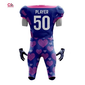 Uniforme de football américain de qualité supérieure, personnalisé, respirant, maillot et pantalon d'équipe, vêtements de sport unisexes, uniforme de football américain - Product Image 4
