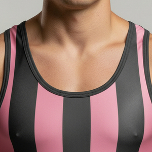 Customized Stripes Design Martial Arts Wear Wrestling Singlets <b>Machine</b> Stitched Bulk Order Premium Sale Fighting Sports Vests - Product Image 3