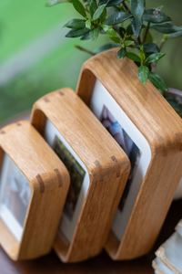 Cadre photo en bois vieilli effet grain de bois, en MDF recouvert de papier, toutes tailles, cadre de présentation, vente chaude - Product Image 2