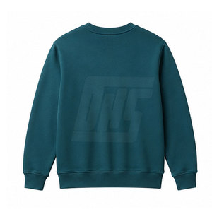 Sweat-shirts brodés pour hommes, col rond classique uni, pull en polaire chaud, style streetwear confortable, vêtements décontractés pour l'automne et l'hiver - Product Image 2
