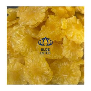 Ananas séché premium 2026, le mieux noté, doux, moelleux et croquant, enrobé de sirop, en vrac, BLUE LOTUS FARM, vente en gros - Product Image 4