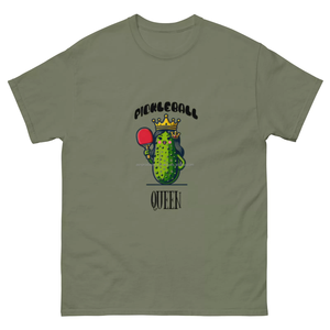 Customised Breathable High Quality Pickleball Queen Unisex Classic Tee Sports <b>T</b>-<b>Shirt</b> with 100% Cotton Fabric - Product Image 2