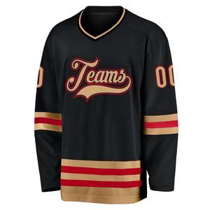 Factory Customization OEM Service Lightweight Polyester Anti-Bacterial Professional Latest Design Unisex Ice Hockey Jersey - Product Image 3