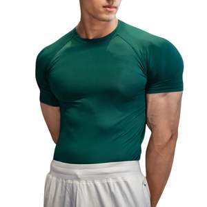 Camiseta Deportiva de Compresión sin Mangas para Hombre, Personalizada al por Mayor, de Secado Rápido, de Poliéster, para Correr, Gimnasio, Entrenamiento y Fitness - Product Image 1