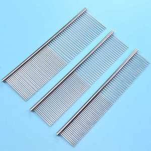 Peine Profesional de Acero Inoxidable de Alta Calidad Personalizable para el Cuidado y Belleza de Mascotas - Product Image 4