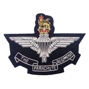 Écusson personnalisé brodé à la main avec aile et ancre, pour uniforme scolaire, en tissu de laine, insigne de manche, logo personnalisé - Product Image 4