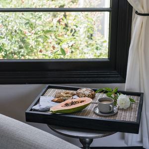 Bandeja de servicio comercial de alta calidad, superventas, revestimiento de esmalte de madera para restaurante, supermercado, cantidad a granel, estilo de mármol - Product Image 4