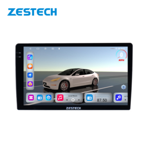 ZESTECH-Radio multimedia con navegación GPS/AM/FM/Bluetooth, Radio con pantalla dividida, pantalla táctil universal 2K, Android 13, 2K - Product Image 1