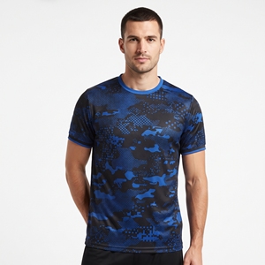 Camiseta Deportiva Personalizada de Poliéster para Hombre, Sublimada, Transpirable, Absorbente de Humedad, para Correr, Gimnasio - Product Image 5