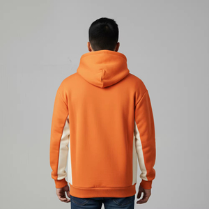 Sweat-shirts à capuche surdimensionnés pour hommes, OEM ODM, haute qualité, 100% coton molletonné, hiver, épais, impression personnalisée - Product Image 2