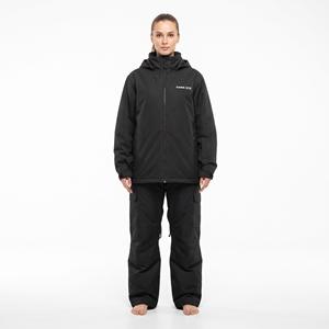 Mono de esquí para mujer, grueso, impermeable, cortavientos, transpirable, cálido, con cremallera, para nieve, ropa de esquí para exteriores - Product Image 1
