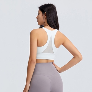 Soutien-gorge de sport ajustable personnalisé pour femme, avec fermeture éclair frontale, pour fitness, yoga et course à pied, effet push-up - Product Image 4