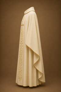 Casulla Bordada Católica, Casulla Bordada Personalizada para Iglesia, Casulla Tradicional Católica Bordada - Product Image 3