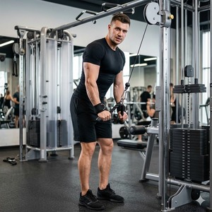 โลโก้แบบกำหนดเอง คุณภาพสูง เครื่องยกน้ำหนักแบบสายเคเบิลพร้อมห่วงรูปตัว D แบบคู่  แผ่นรองนีโอพรีนอย่างดี นุ่มสบาย สำหรับการฝึกยกน้ำหนักอย่างมืออาชีพ - Product Image 5