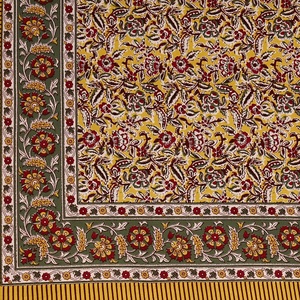 Juego de Sábanas Planas con Estampado de Plantas, 2 Fundas de Almohada y Funda Nórdica, 300 Hilos, Ecológicas, Grado A, para Uso en Todas las Estaciones - Product Image 3