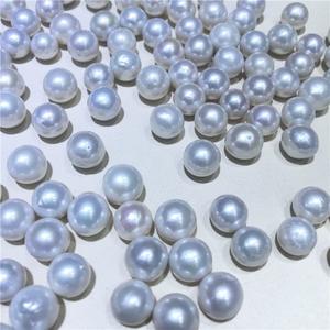 Perlas Blancas Naturales de Agua Dulce Edison de 10-12 mm, Círculo Perfecto con Fuerte Brillo, Ligeras Imperfecciones, Perlas Sueltas que se Pueden Usar - Product Image 2