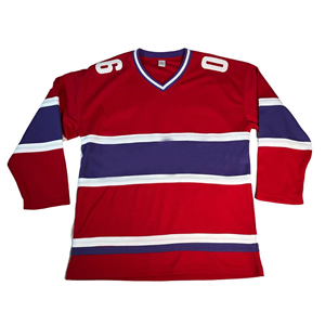 Ventes en gros de maillots de hockey rétro vintage brodés, cousus, de haute qualité, absorbant la transpiration, pas chers, sublimés, fabriqués aux États-Unis - Product Image 5