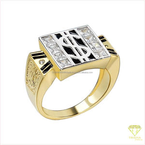 Anillo de sello audaz de lujo de plata 925 con diamante cultivado en laboratorio y diseño frontal único para compradores mayoristas de joyería - Product Image 5