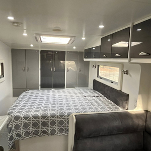 Customizable Modern RV Motorhome Camper Trailer Mobile Caravan Travel Vehicle Kitchen Bathroom Sleeping Space Touring <b>Unit</b> House - Product Image 5