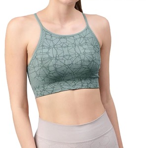Soutien-gorge de sport personnalisable en couleur, tissu et logo – Gilet de fitness et yoga à séchage rapide de haute qualité pour femmes – Brassière de sport pour la gym - Product Image 1