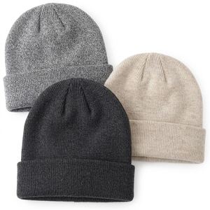 Wholesale Unisex Winter Warm 100% Acrylic <b>Beanie</b> with Cartoon & Bows Embroidery Custom Logo Option Outdoor Use - Product Image 5