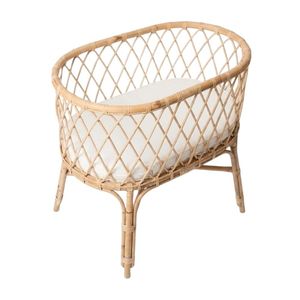 High Quality Rattan <b>Convertible</b> Crib Wholesale Factory Price Hot Sale Cheap Versatile Baby <b>Bed</b> Kids Furniture Nursery Room - Product Image 1