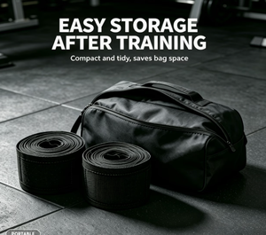 Vendas de Boxeo Ajustables de PVC Negro Sólido, Elásticas y Autoadhesivas, Soporte para Muñeca, Equipo de Protección para Entrenamiento - Product Image 4