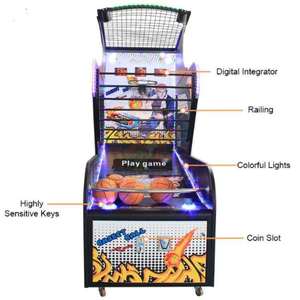 Machine d'arcade de tir au basket-ball de luxe HGR Amusement, choix premium, personnalisée, 1 joueur, 120W, 250KG, usage commercial - Product Image 2