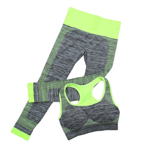 Women Yoga Bra Fitness Yoga Gym Wear Polyester Sexy Sport Yoga Tights and Tops Custom Fabric - Product Image 5