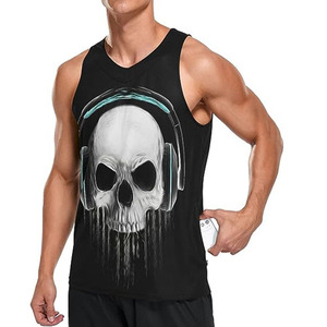 Camiseta sin Mangas Personalizada para Hombre, Transpirable, para Entrenamiento en Gimnasio, Ropa Deportiva Ligera, Servicio de Muestras OEM ODM Disponible Ahora - Product Image 1