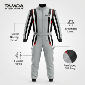 Traje de Carreras de Karts Profesional al por Mayor |   Traje de Karting con Logotipo Personalizado a Precio Económico, Diseño Personalizado, Gran Venta - Product Image 4