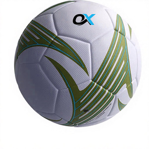 Balón de Fútbol Ox Talla 5 Blanco con Patrón Morado, Balón Resistente para Entrenamiento y Competición - Product Image 5