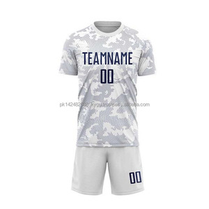 Uniformes Deportivos Personalizados con Nombre de Equipo y Nombre Personalizado, Conjuntos de Uniformes de Fútbol para Adultos Unisex, Logotipo Personalizado Impreso, Cuello en V, Poliéster de Alta Calidad - Product Image 2
