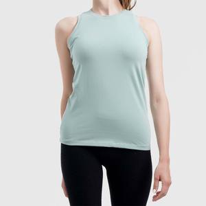 Débardeurs de sport pour femmes à prix abordable, grandes tailles, fabriqués au Pakistan, couleur unie, qualité supérieure, débardeur bleu clair - Product Image 1