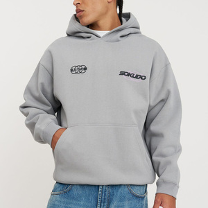 <b>Custom</b> Screen Print Design Cotton Fleece Sun Fade Men's Graphic Hoodies Streetwear Pullover Sweatshirt Manufacturer Supplier OEM - Product Image 1
