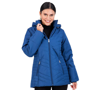 Chaqueta de Invierno Acolchada para Mujer, Chaqueta Larga de Plumón con Relleno de Algodón, Abrigo de Invierno - Product Image 1