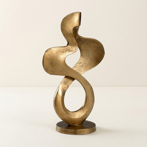 Escultura de Corazón Familiar de Metal Plateado Premium, Figura de Pareja de Aluminio Hecha a Mano para Decoración de Mesa del Hogar, Elegante para Bodas - Product Image 2