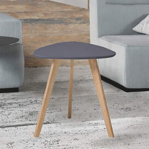 Table d'appoint ronde de style industriel moderne indien de haute qualité, table basse ou table à thé de luxe avec meubles en bois, table de chevet - Product Image 5