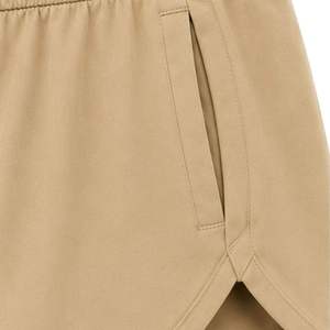 Shorts décontractés pour femmes à taille haute en polyester avec poches, respirants et à jambes larges, personnalisables avec logo – Vente en gros - Product Image 5