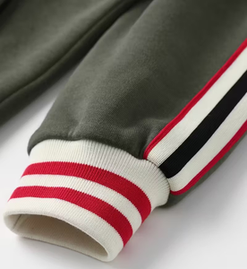 Hooded 100% Cotton Two-Piece Winter Streetwear Men's Tracksuit Set Stylish Comfortable Long Sleeve Full-Zip Quick Dry 300g - Product Image 6