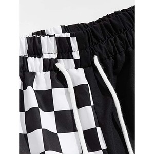 Shorts d'été décontractés pour hommes, taille élastique, coupe ample, cordon de serrage, légers, couleur kaki - Product Image 5