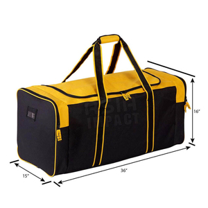 Sac de sport robuste multi-poches pour équipement de hockey sur glace, sac de voyage d'entraînement personnalisé avec logo, sac de sport en gros pour équipement sportif OEM - Product Image 5