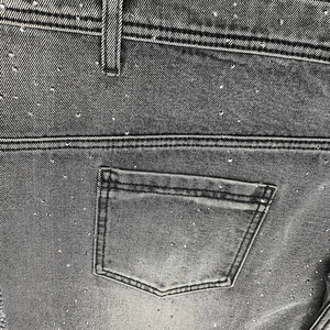 Shorts en jean rétro respirants pour hommes, personnalisés avec logo, haute qualité, 2026, services OEM et ODM - Product Image 3