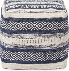 2026 Modern Handwoven Cotton Pouf Cover Multi-Functional Seating Accent with Bohemian Design Comfort and Style Enhanced - Product Image 2