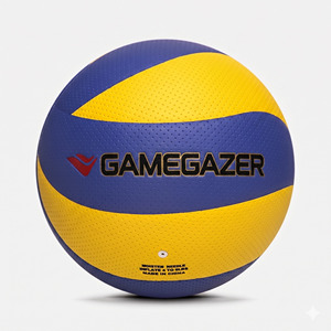 ลูกวอลเลย์บอล GAMEGAZER MS-VB-1021 PU ทนทาน น้ำหนักเบา ขนาด 5 น้ำหนัก 260-280 กรัม รอบวง 650-670 มม. เย็บด้วยเครื่องจักร ปรับแต่งได้ - Product Image 4