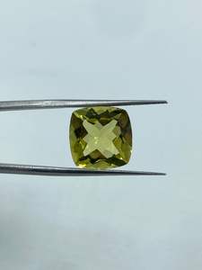 Cuarzo Limón Natural Cuadrado Amarillo Claro Transparente de Alto Brillo, Gema para Joyería, Precio al por Mayor, Exportador - Product Image 2