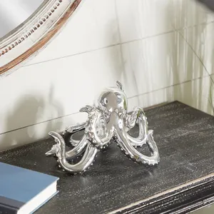 Estatua de Caballo de Metal Chapada en Oro de Lujo para Sala de Estar, Escultura de Flamenco de Metal de Tendencia Mundial, Escultura Moderna Pulida - Product Image 1