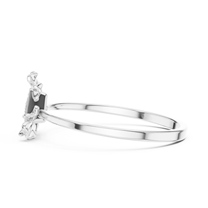 Anillo de Lujo con Diamantes Cultivados en Laboratorio, Certificados por IGI, con Engaste de Bisel y Diseño de Racimo |   Anillo Clásico Moderno de Oro Fino de 18K de la Mejor Calidad para Fiestas - Product Image 5