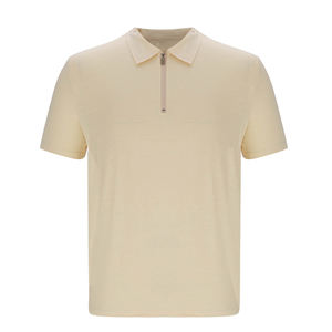 Camisetas con Cierre de Cremallera, Transpirables, de Secado Rápido, que Absorben la Humedad, Camisetas Polo para Hombre, Manga Corta, Ligeras, Corte Clásico, Ropa Deportiva - Product Image 4